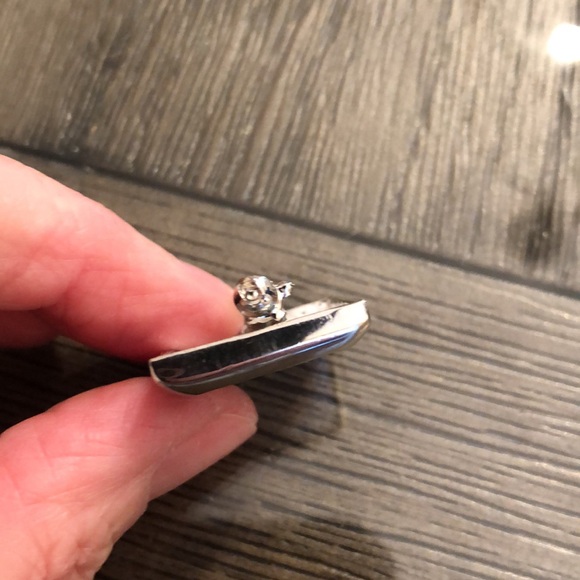 Vintage COOKIE LEE Silvertone Picture Frame Pin NWT - Picture 11 of 12